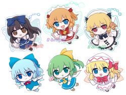 cirno from touhou by azuma meri