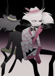 angel dust from hazbin hotel by menma (enaic31)