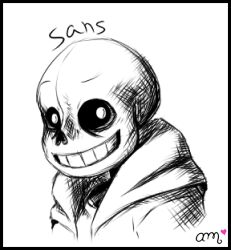 sans (undertale) from undertale by aideemargarita