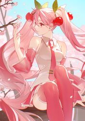 hatsune miku from vocaloid by uryoko
