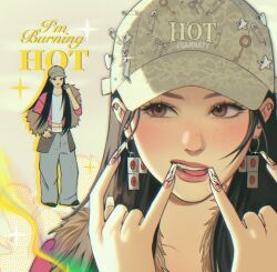 huh yunjin from k-pop