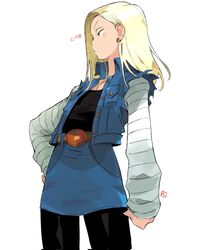 android 18 from dragon ball by andrewcockroach