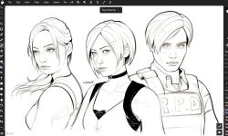 ada wong from resident evil by zombiyh