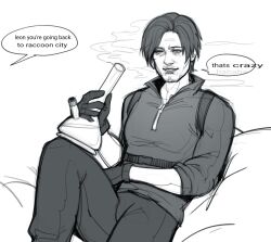 leon s. kennedy from resident evil by zombiyh