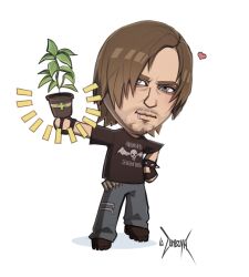 leon s. kennedy from resident evil by zombiyh