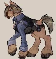 leon s. kennedy from my little pony by zombiyh