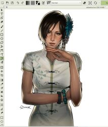 ada wong from resident evil by zombiyh
