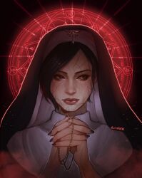 ada wong from resident evil by zombiyh