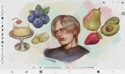 leon s. kennedy from resident evil by zombiyh