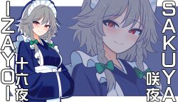 izayoi sakuya from touhou