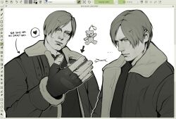 leon s. kennedy from resident evil by zombiyh