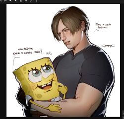 leon s. kennedy from resident evil by zombiyh