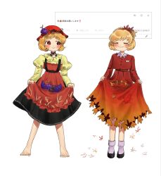 aki minoriko from touhou