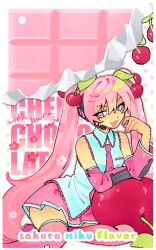 hatsune miku from vocaloid