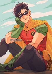 dick grayson from batman (series) by lightningstrikes