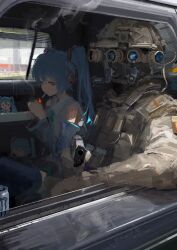 hatsune miku from monster energy