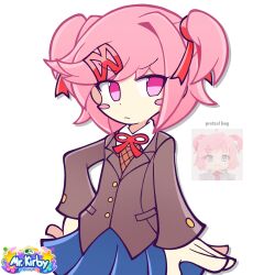 natsuki (doki doki literature club) from doki doki literature club