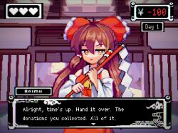 hakurei reimu from touhou