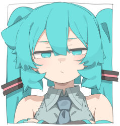 hatsune miku from vocaloid by abmayo