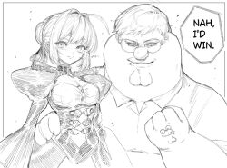 nero claudius (fate) from family guy by kowai (iamkowai)