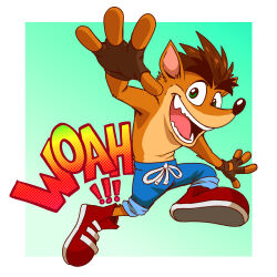 crash bandicoot fan art