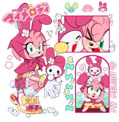 amy rose from my melody (series) by 3mia hadi3
