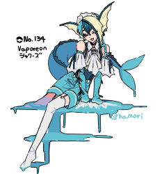 vaporeon from pokemon by harurie