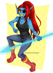 undyne from undertale by aiyumerita