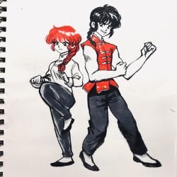 ranma-chan from ranma 1/2 by wendi chen