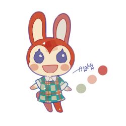 bunnie (animal crossing) from animal crossing by auko