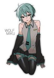 hatsune miku from vocaloid