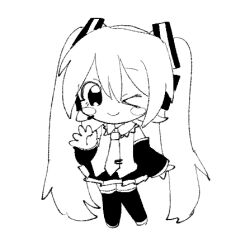 hatsune miku from vocaloid