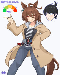 agnes tachyon (umamusume) from kamen rider