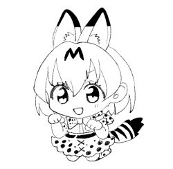 serval (kemono friends) from kemono friends
