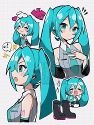 hatsune miku from vocaloid by kei s01