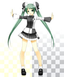 hatsune miku from project diva (series) by mayo-black