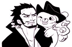 dracule mihawk from one piece by kimpimpam