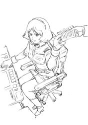sayla mass from gundam by saitani umetarou