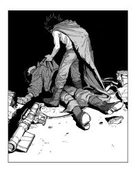 kaneda shoutarou (akira) from akira (manga) by abaraya