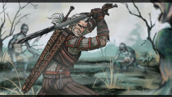 geralt of rivia from the witcher (series)