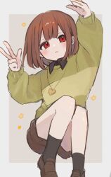 chara (undertale) from undertale by nano mochi