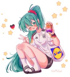 hatsune miku from vocaloid