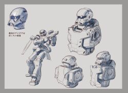 zaku ii from gundam by kou (mechalog)
