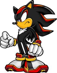 shadow the hedgehog from sonic (series) by uekawa yuji