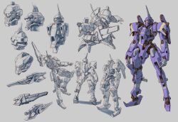 barzam from gundam by kou (mechalog)