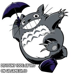 totoro from tonari no totoro by sifyro