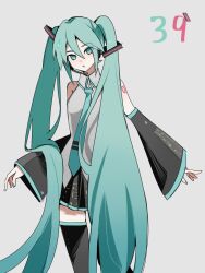 hatsune miku from vocaloid