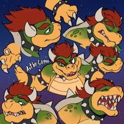 bowser from super mario bros. by sifyro