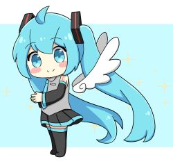 hatsune miku from vocaloid