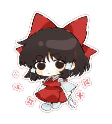 hakurei reimu from embodiment of scarlet devil